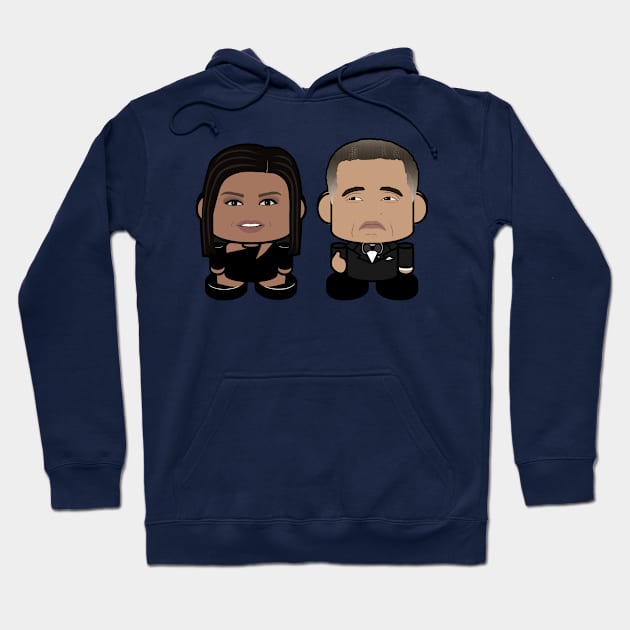 Mr. & Mrs. Obamabot POLITICO'BOT Toy Robot (Thumbs Up) (ESPYs) Hoodie by Village Values